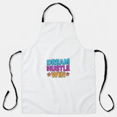 Dream Hustle Win – Motivatie Schort (Voorkant)