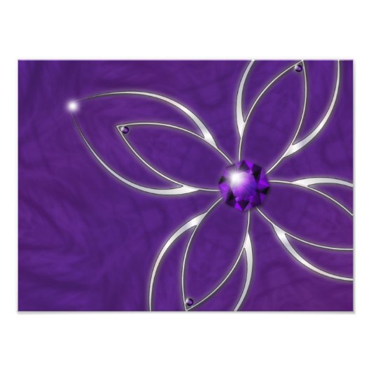 Dream in Amethyst Photo Print Foto Afdruk (Voorkant)