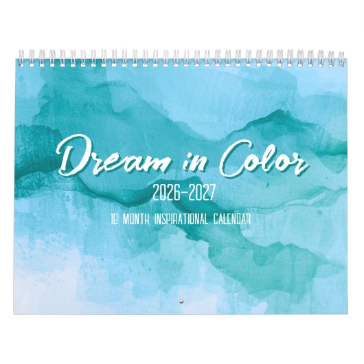 Dream in Color 18-Month Inspirational Calendar Kalender (Hoes)