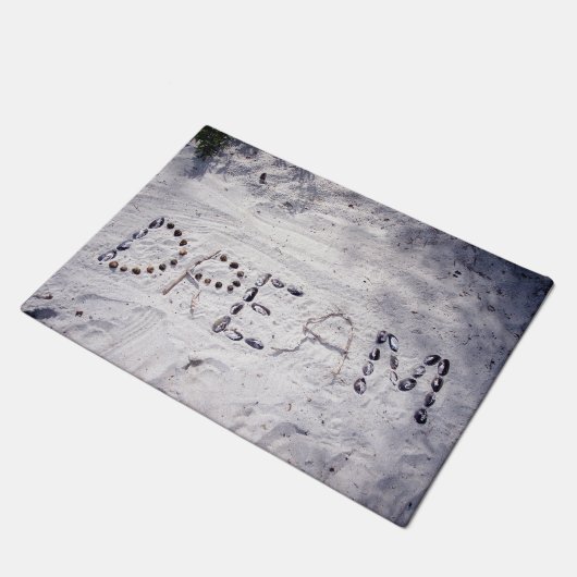 Dream in de zand deurmat (Schuin)