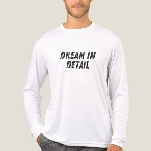 Dream in detail Tri-Blend shirt (Voorkant volledig)