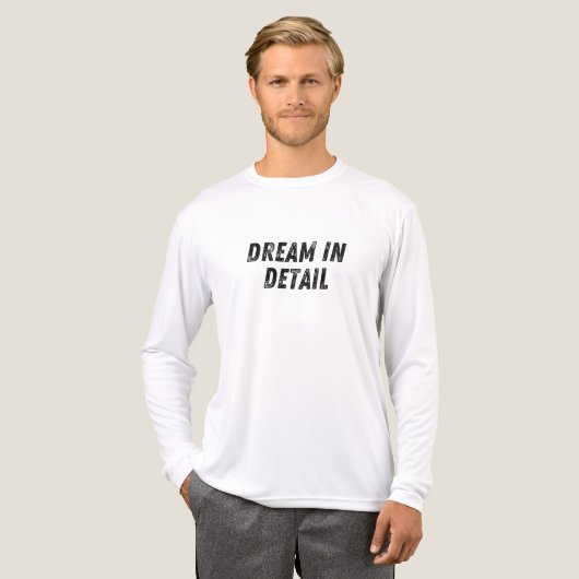 Dream in detail Tri-Blend shirt (Voorkant)