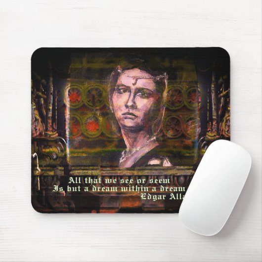 Dream in een droomgothische steampunk Mousepad Muismat (Met muis)