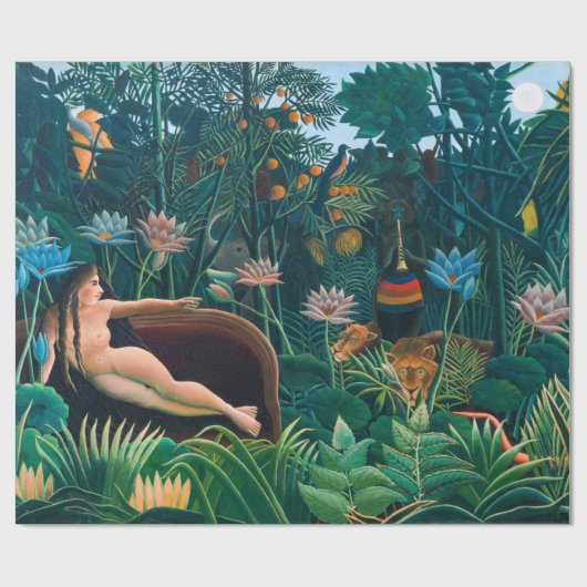 Dream in Exotic Oerwoud Forest Cadeaupapier (Vlak)