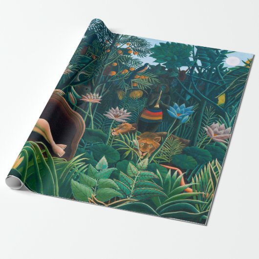 Dream in Exotic Oerwoud Forest Cadeaupapier (Uitgerold)