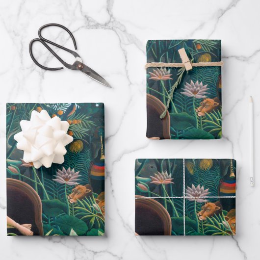 Dream in Exotic Oerwoud Forest Inpakpapier Vel (Voorkant)