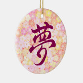 Dream in Japanse keramiekversiering Keramisch Ornament (Rechts)