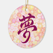 Dream in Japanse keramiekversiering Keramisch Ornament (Links)