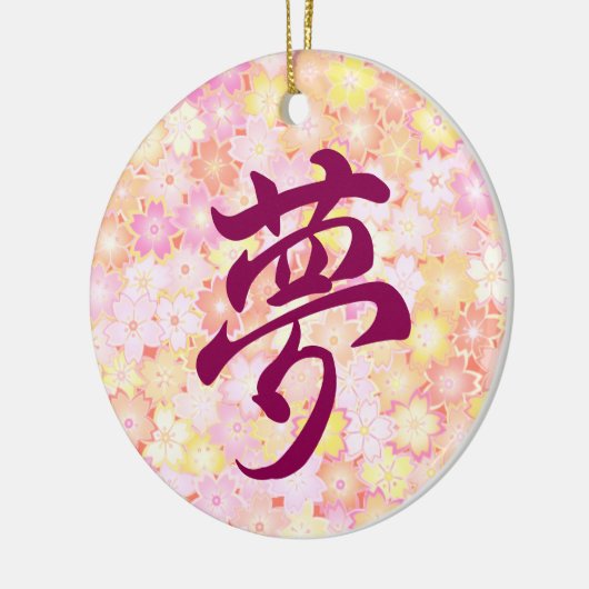 Dream in Japanse keramiekversiering Keramisch Ornament (Links)