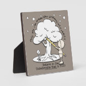 Dream in realiteit-kleine jongen, Big Dreams Logo Fotoplaat (Voorkant)