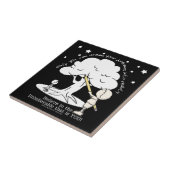 Dream in realiteit-kleine jongen, Big Dreams Logo Tegeltje (Zijkant)