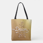Dream Inspire Motivate Tote Bag (Achterkant)