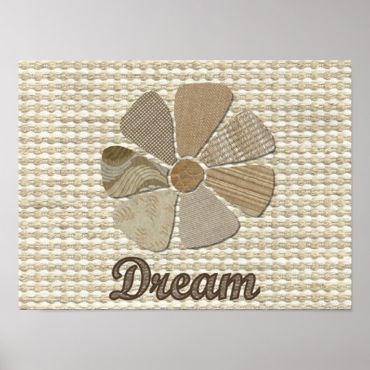 Dream Inspirerend Collage Poster (Voorkant)