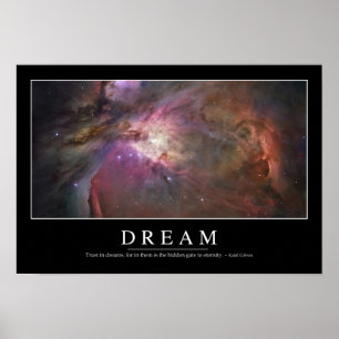Dream: Inspirerend prijsopgave Poster