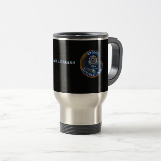 Dream Interpreter's Wisdom Travel Mug Reisbeker (Voorkant rechts)