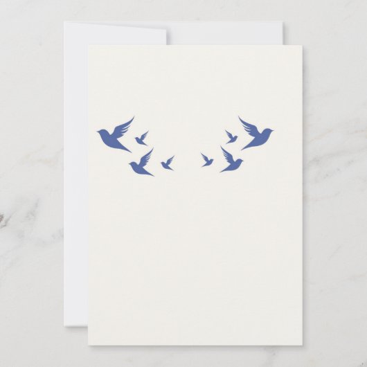 Dream invitation for a breathtaking wedding kaart (Achterkant)