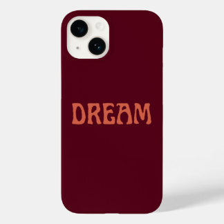 Dream iPhone Case in Bourgondië en Sinaasappel