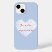 Dream iPhone Case met Cloud Achtergrond (Achterkant)