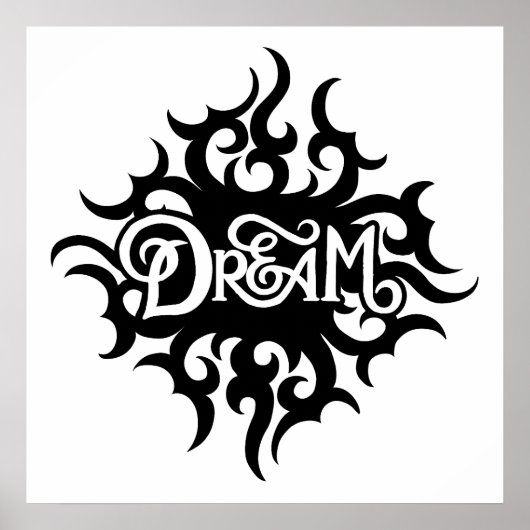 Dream is een alternatieve realiteit poster (Voorkant)