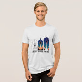 DREAM IT BELIEVE IT ACHIVE IT Design 03  Tri-Blend Shirt (Voorkant volledig)