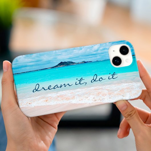 Dream it do it citeert Hawaii Tropical Beach foto Case-Mate iPhone Case