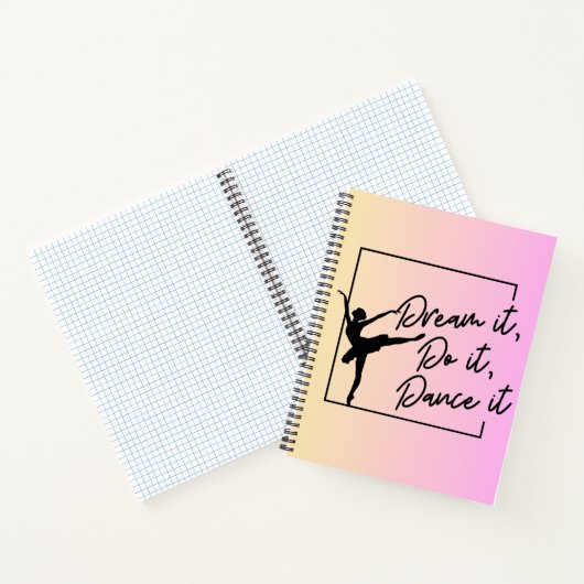 Dream it, Do it, Dancer it Choreo/ Intension Notitieboek (Binnen)