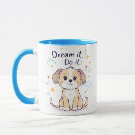 Dream It, Do It Dog Mok - Motivatie cadeau