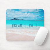 Dream It Do It Hawaii Tropical Sandy Beach Foto Muismat (Met muis)