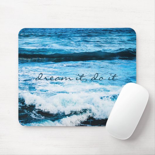 Dream it do it Hawaii Turquoise Blue Waves Foto Muismat (Met muis)