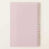 Dream it Plan it do it Motivatie blush Floral Planner (Achterkant)