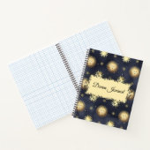 Dream Journal - Celestial Sun Pattern Notitieboek (Binnen)