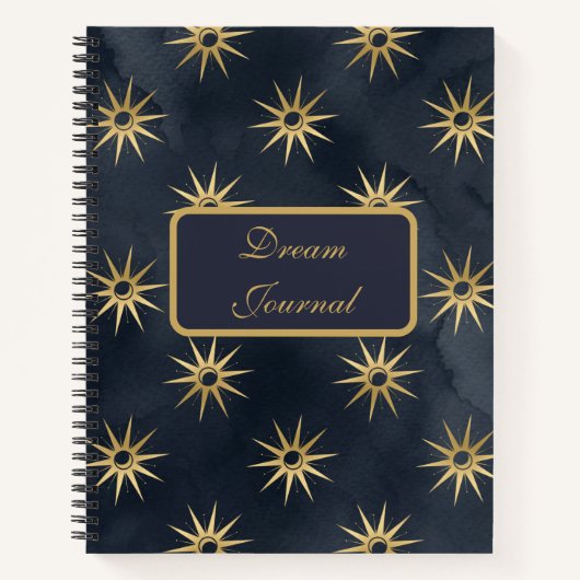 Dream Journal - Fun Sun en Moon Combo Design Notitieboek (Voorkant)