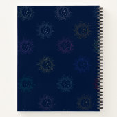 Dream Journal -  kosmische zon, maan en sterren Notitieboek (Achterkant)