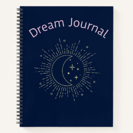 Dream Journal -  kosmische zon, maan en sterren Notitieboek