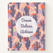 Dream Journal Modern Cactus gepersonaliseerd Notitieboek (Achterkant)