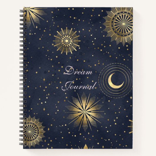 Dream Journal - Modern Celestial Thmed Journal Notitieboek (Voorkant)