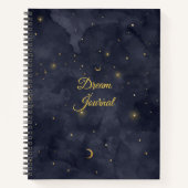 Dream Journal - Moon and Stars Celestial Design Notitieboek (Voorkant)