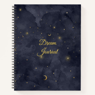 Dream Journal - Moon and Stars Celestial Design Notitieboek
