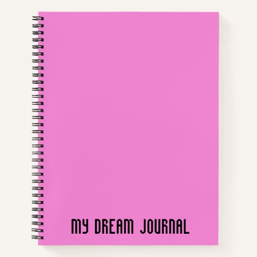 Dream Journal - Notitieboek (Voorkant)