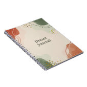 Dream Journal – Pastel Abstract Notitieboek (Rechterzijde)