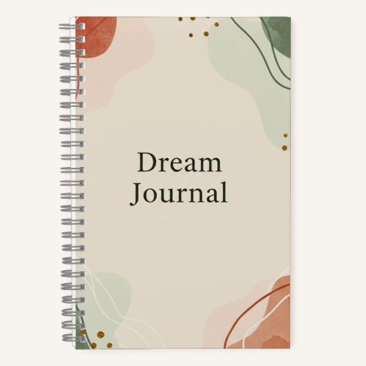 Dream Journal – Pastel Abstract Notitieboek (Voorkant)