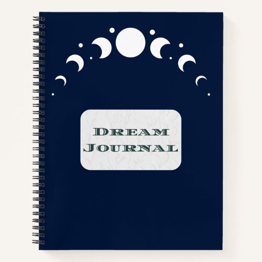 Dream Journal - Phases of the Moon Dream Journal Notitieboek (Voorkant)