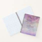 Dream Journal - Roze en Paarse Heavenly Clouds Notitieboek (Binnen)