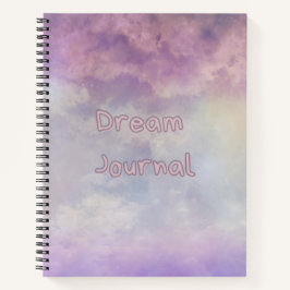 Dream Journal - Roze en Paarse Heavenly Clouds Notitieboek