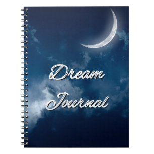 Dream Journal - Sliver Moon Night Sky Journal Notitieboek