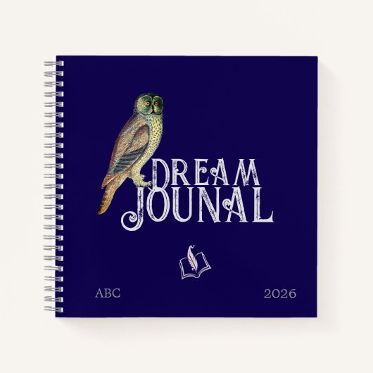 Dream Journal Spiral Notitieboek (Voorkant)