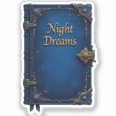 Dream Journal voor Night Adventures Sticker (Voorkant)