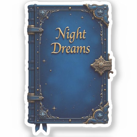 Dream Journal voor Night Adventures Sticker (Voorkant)
