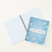Dream Journal - Waterverf Blue en White Stars Notitieboek (Binnen)