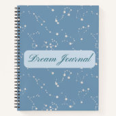 Dream Journal - Zodiac Constellation Pattern Notitieboek (Voorkant)